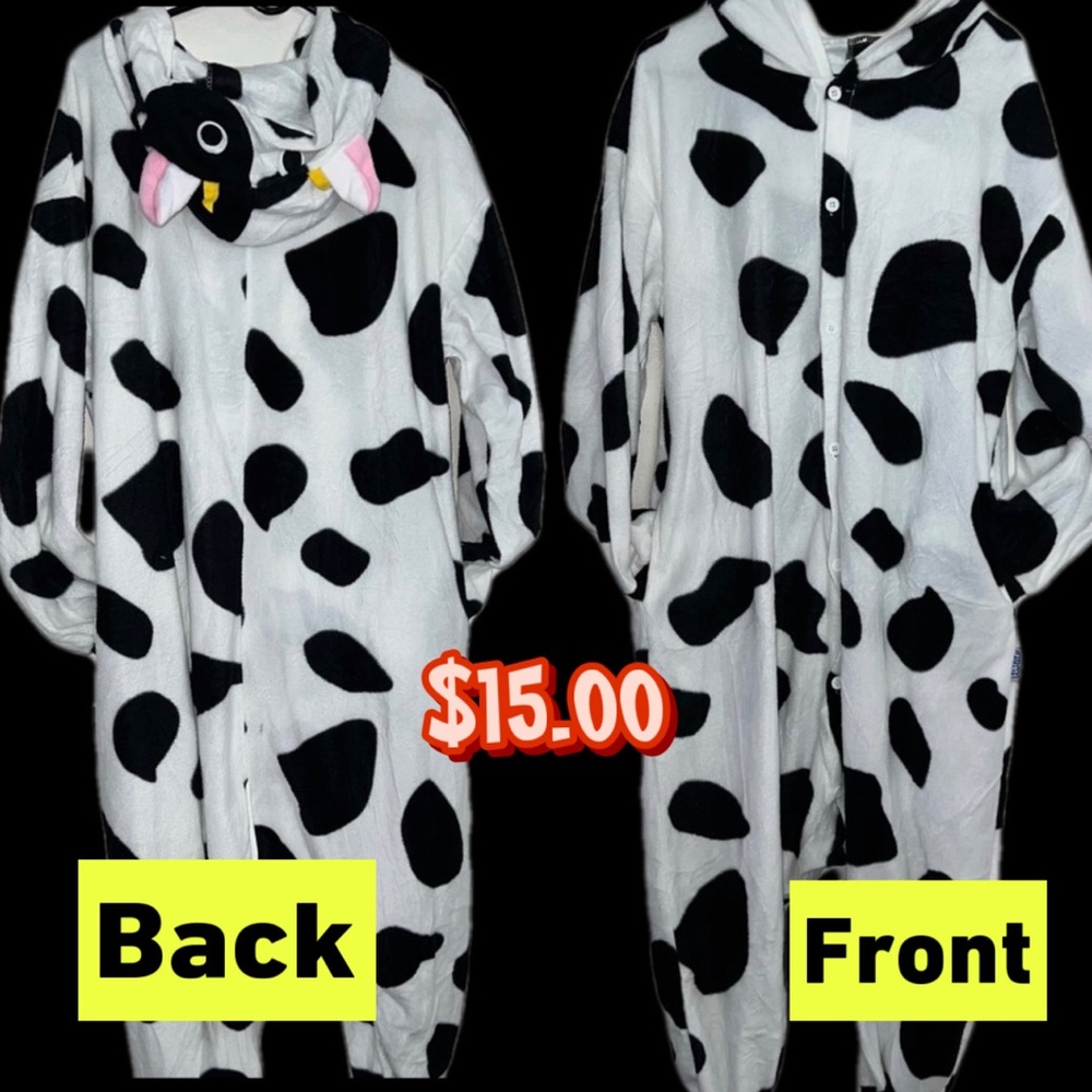 Funziez size small Cow onesie